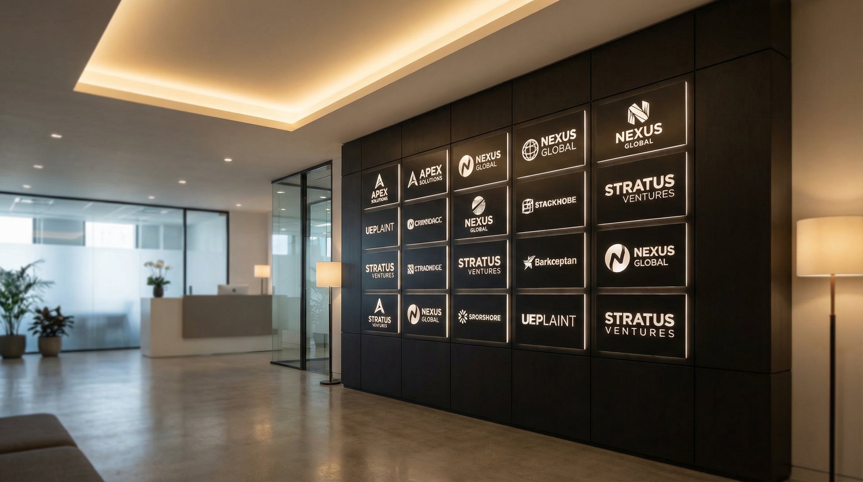 看片合作品牌Logo墙